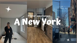 VLOG DEMENAGEMENT  Premier appartement à New York 32k [upl. by Mamoun]