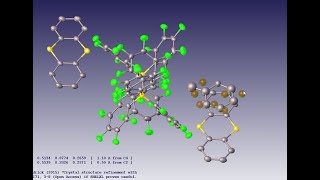 Crystal structure refinement 7 Toluene disorder Part 1 [upl. by Saihttam]