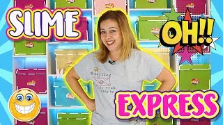 SLIME EXPRESS  SLIME CHALLENGE  Juegos con Slime  Como se Hace [upl. by Natsyrt576]