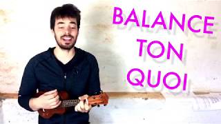 Balance Ton Quoi  Angèle  Tutoriel ukulélé facile [upl. by Senoj]