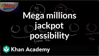 Mega millions jackpot probability  Probability and combinatorics  Precalculus  Khan Academy [upl. by Francene]