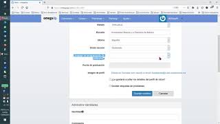 OmegaUp Editar perfil [upl. by Yaya]