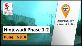 Qubix SEZ Hinjewadi Phase 1 to Embassy Tech Zone Phase 2 Pune MH 🇮🇳 [upl. by Cirtap]