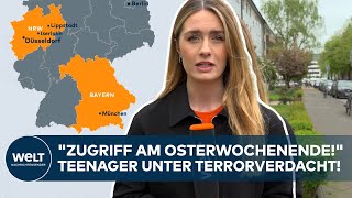 TERRORVERDACHT ISZelle in Düsseldorf quotVier Teenagerquot Alle Jugendlichen in Haft [upl. by Ettenim]