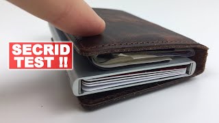 SECRID Slim Wallet Max Storage Test You Wont Believe [upl. by Lecram]