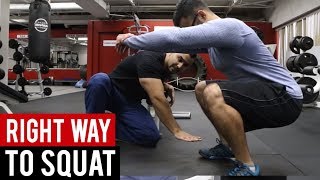 Right Way to SQUAT Hindi  Punjabi [upl. by Oretos684]