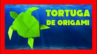 🐢😎👍 ¿Cómo hacer una Tortuga de Origami [upl. by Lecram402]