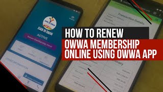 How to renew OWWA MEMBERSHIP Online using OWWA Mobile APP [upl. by Etnemelc]