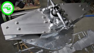 Main Rotorhead Mount EXPERIMENTAL HELICOPTER BUILD SERIES Part 14 [upl. by Schiffman223]