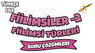 Fiilimsi 2 LGS Soru Çözümü [upl. by Eilis]