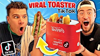 Testing VIRAL TikTok GADGETS This Toaster Makes INSTANT Hotdogs ft WOLFIE [upl. by Phaedra]