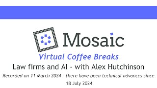 AI and law firms  with Alex Hutchinson [upl. by Llemert442]