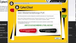 Die Installation und Einrichtung von CyberGhost VPN [upl. by Lap]