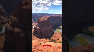 Breathtaking View At The Horseshoe Bend Canyon Overlook shorts [upl. by Dre]