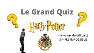 QUIZ HARRY POTTER SIMPLE  IMPOSSIBLE 40 QUESTIONS [upl. by Schroth]