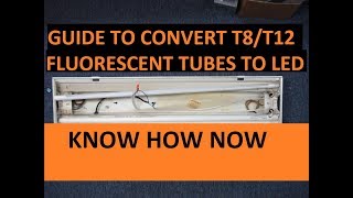 Introduction Retrofit T8 T12 Fluorescent to LED Tubes [upl. by Brenner121]