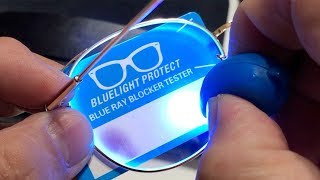 Testing Blue Light Blocking Eyeglasses [upl. by Niddala663]