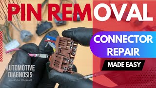 Automotive Connectors Pin Removal Guide  Learn to Remove any Terminal From any Connector [upl. by Erdne213]