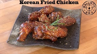 The Best Korean Crispy Fried Chicken Wings Recipe [upl. by Means]