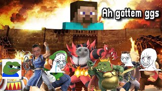 Steve needs to chill  Smash Bros Ultimate Montage  Steve Montage [upl. by Rugg]