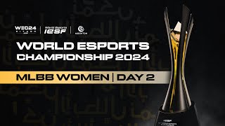 🔴 LIVE  IESF WEC 2024  MLBB WOMEN DAY 2  Bahasa Indonesia [upl. by Wylma]