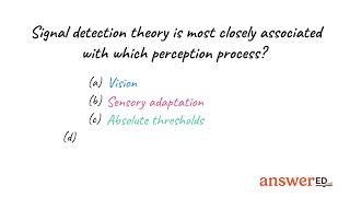 Deciphering Signal Detection Theory Sensing Amid Noise [upl. by Aloysius]