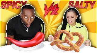 SPICY VS SALTY FOOD CHALLENGE 🌶️ [upl. by Mccahill556]