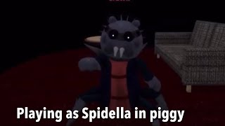 Playing as Spidella in Piggy [upl. by Wilmott]