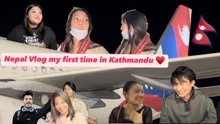 Nepal Kathmandu Vlog Part I learning to travel solo🥹 My first visit to Kathmandupura ramailo ♥️ [upl. by Tezzil]