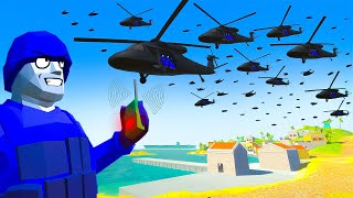 I Called In INFINITE HELICOPTERS To Win In Ravenfield [upl. by Darrill]