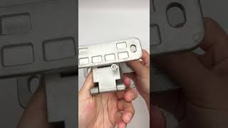 New Design 2way Stainless Steel Hidden Door Hinge Concealed Hinge [upl. by Atinehc]