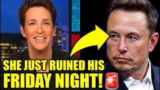 🚨Maddow Just Dropped a BRUTAL Friday BOMBSHELL on MUSK [upl. by Ivor]