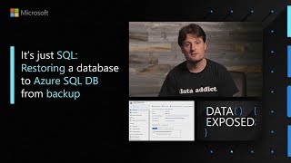 It’s just SQL Restoring a database to Azure SQL DB from backup bacpac  Data Exposed [upl. by Elga]