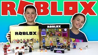 UNBOXING NEW ROBLOX TOYS [upl. by Haimorej]