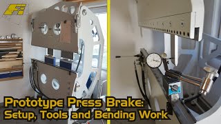 Prototype Press Brake Setup Tools and Bending Work [upl. by Mooney929]