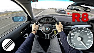 BMW E46 330i Top Speed Drive on German Autobahn 🏎 [upl. by Babcock]