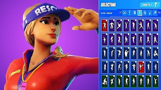 🔥 SUN STRIDER SKIN SHOWCASE WITH ALL FORTNITE DANCES amp EMOTES 😱 [upl. by Joell]