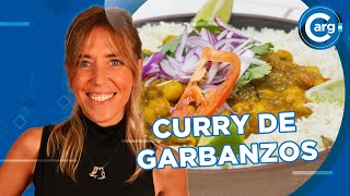 RECETA DE CURRY DE GARBANZOS Y VEGETALES [upl. by Lemuela389]