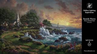 Seaside Haven from the Thomas Kinkade Vault  Gallery Lighting Experience [upl. by Arlena998]