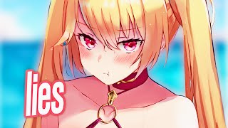 Nightcore  Lies Lyrics [upl. by Favin]