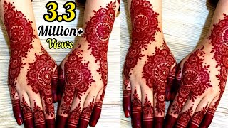 Latest Gorgeous Bridal Mehndi Design  Wedding Mehndi Designs 2020  Artistic Henna By Saima [upl. by Latimer44]