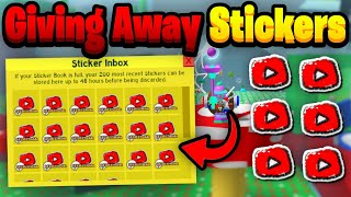 🔴YOUTUBE STICKER GIVEWAY ⚠️JOIN WHILE YOU CAN⚠️Beesmas Update [upl. by Anifur862]