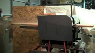 Running a vintage BELSAW 12 inch Planer  Model 910 [upl. by Joete]