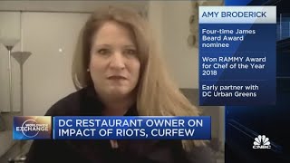 DC restaurant owner on how the unrest is affecting her ability to stay afloat [upl. by Arvy277]