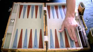 Beginner Backgammon Tutorial  1  Setting up the Board [upl. by Rettig424]