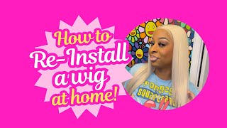 How To Reinstall A Wig At Home [upl. by Held]