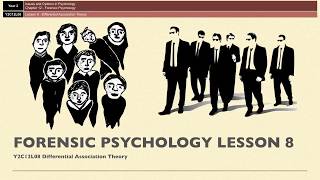 ALevel Psychology AQA Forensic Psychology Lesson 8  Differential Association Theory [upl. by Aramoiz284]