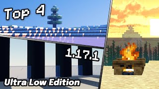 Top 4 Ultra Low End Shaders For Any PC  Minecraft Java Edition 1171  2021 [upl. by Dale]