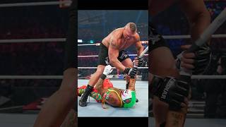 Brock Lesnar vs cain Velasquez 🔥🔥 shorts wwe [upl. by Yllas281]