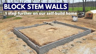 Building Block Foundation Walls  Stem Wall Installation [upl. by Ardnaid602]